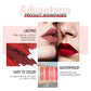 O.TWO.O 2 IN 1 Matte Lipstick&Liquid Lipstick 12 Colors Makeup Lip Glaze Waterproof Batom Lip Cosmetics Silky Texture
