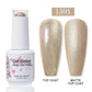 Clou Beaute Glitter Gel Nail Varnishes Winter Color Sparkling Sequins Soak Off UV LED Varnish Nail Art Decoration Base Top Coat