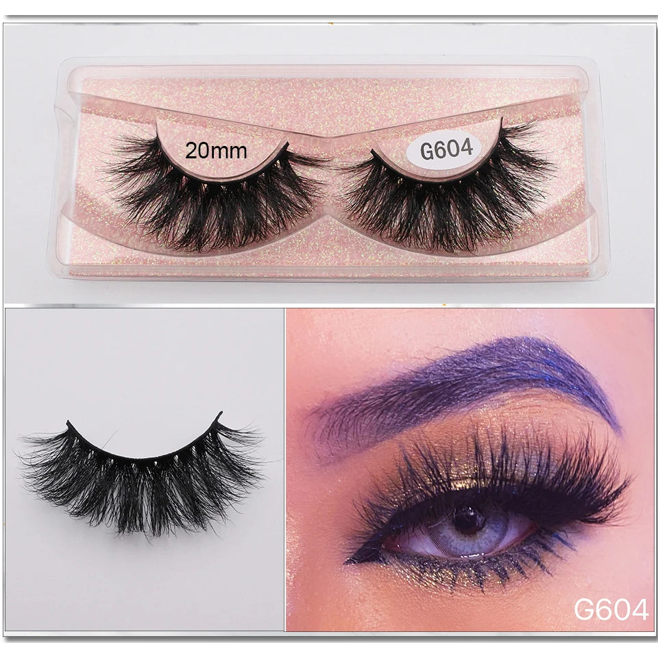 Mink Eyelashes New Soft Natural Full Strip Lashes Vendor Wholesale Fluffy Wispy 3d Mink Lashes Suppliers