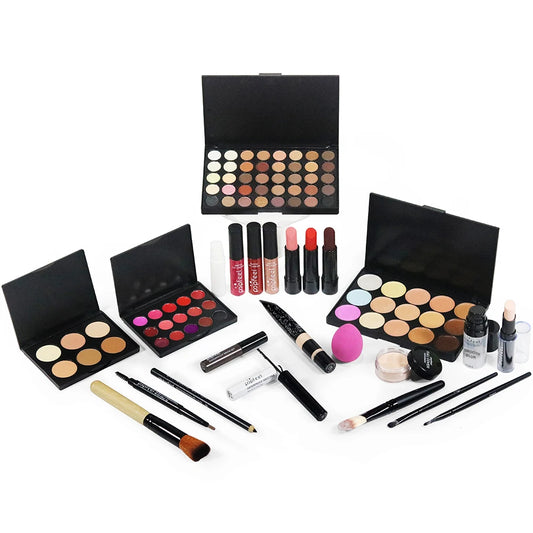 POPFEEL Christmas Makeup Set - Complete Holiday Cosmetic Collection Featuring Eyeshadow, Concealer, and Lipstick，Gift-Giving.