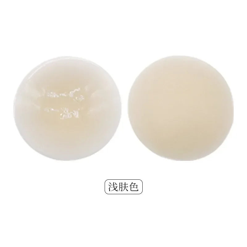 Fashion Silicone Nipple Cover Lift Up Bra Sticker Adhesive Invisible Bras Chest Patch for Women Reusable Chest Breast Petals Pad
