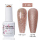 Clou Beaute Glitter Gel Nail Varnishes Winter Color Sparkling Sequins Soak Off UV LED Varnish Nail Art Decoration Base Top Coat