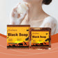 OceAura Lightening Black Soap Oil Control Pore Shrinking Moisturizing Skin Handmade Organic Cocoa Butter Body Cleaning Soap Bar