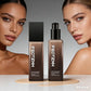 Feotznw foundation concealer, non-sticky powder, makeup primer, transparent foundation, conceals blemishes, women's cosmetics