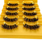 5pairs Mink Eyelashes Invisible Band Lash Extension Natural False Eyelashes Cross Cluster Fairy 3D Faux Big Eye Long Fake Lashes