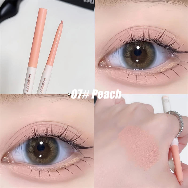 1PC Lying Silkworm Eyeliner Gel Pen Smooth Long Lasting Matte Eyeliner Waterproof Eye Liner Gel Pencil Quick Dry Korean Makeup
