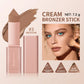 3D Bronzer Contour Stick Face Makeup Lasting Smooth Contour Bronzing & Contouring 2 IN 1 Creamy Bronze Stick Cosmetics 5 Colors