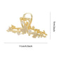 Elegant Butterfly Hair Claw Clips Gold Color Alloy Hairpins Side Clips Pearls/Rhinestone Butterfly Flower Designs Hair Jewelry