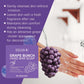 Grape Bunch Shaped Soap Bar - Natural Handmade Soap with Fresh Fruity Scent Gentle Cleansing for Soft Skin Cute Fruit Soap