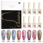 CANNI Gel Nail Polish Glitter Diamond Sparkle Color Collection Gorgeous Color HEMA FREE Soak Off UV LED Semi Permanent AurorGel