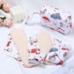New Colourful Cotton Sanitary Pads Set Washable Menstrual Pads Reusable Nursing Pad Ladies Bratehable Cloth Menstruation Gift
