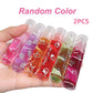6 Colors Roll-on Fruit Essence Lip Balm Lip Oil Lip Moisturizing Mirror Primer Lip Lipstick Hydrating random Gloss Transparent