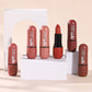 6-Color Matte Lipstick: Velvet Lip Color, Smooth, Waterproof, Long-Lasting Color Lip Makeup