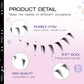 10Pairs Bottom Eyelashes Manga Lower Lashes Clear Band Wispy Small Flame Under Eye Lashes Korean Makeup Cosplay Tools