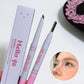 2 in 1 Eyebrow Pencil Professional Cosmetics Makeup 4 Colors Waterproof Eyebrow Tattoo Brush Long Lasting Eyebrow Pen