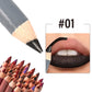 Dark Brown Waterproof Lip Liner Matte Long Lasting Makeup Pens 28 Colors Non-stick Cup Lipstick Pencil Women Party Lip Cosmetic