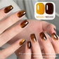 2PCS 15ml Two-Color Combination Set, Brown Yellow Dual-Color Nail Gel Kit