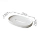 Simple Ceramic Soap Dish Creative Drain Soap Box Holder Nordic Home Hotel Toilet Soap Organizer Bathroom Accessories Holiday