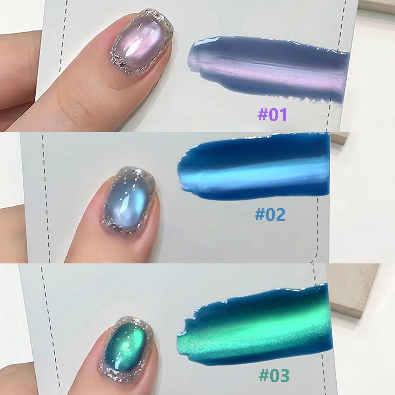 Mianel 12ml 1-21pcs Green Cat Magnetic Gel Nail Polish Spider Lily Varnish Soak Of UV Light Nails Nail Salon Christmas Nails