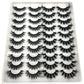 2023 New 20 pairs natural long 3D mink false eyelashes fake lashes makeup kit Mink Lashes extension eye lashes short eyelashes