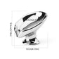Ceramic Self Draining Soap Holder Leaf Shape Gold Silver Soap Dish with Drain Holes Bathroom Storage Holder Counter Tray