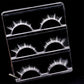 DIY white eyelashes manga Cosplay Feather Lashes full strips False Eyelashes Natural Thin Band Little Devil Eyelashes cos makeup