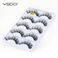 YSDO Eyelashes 3/5 Pairs Natural Long 3D Mink Lashes Fluffy Volume Mink False Eyelashes Cruelty Free Wispy Lashes Makeup Cilios