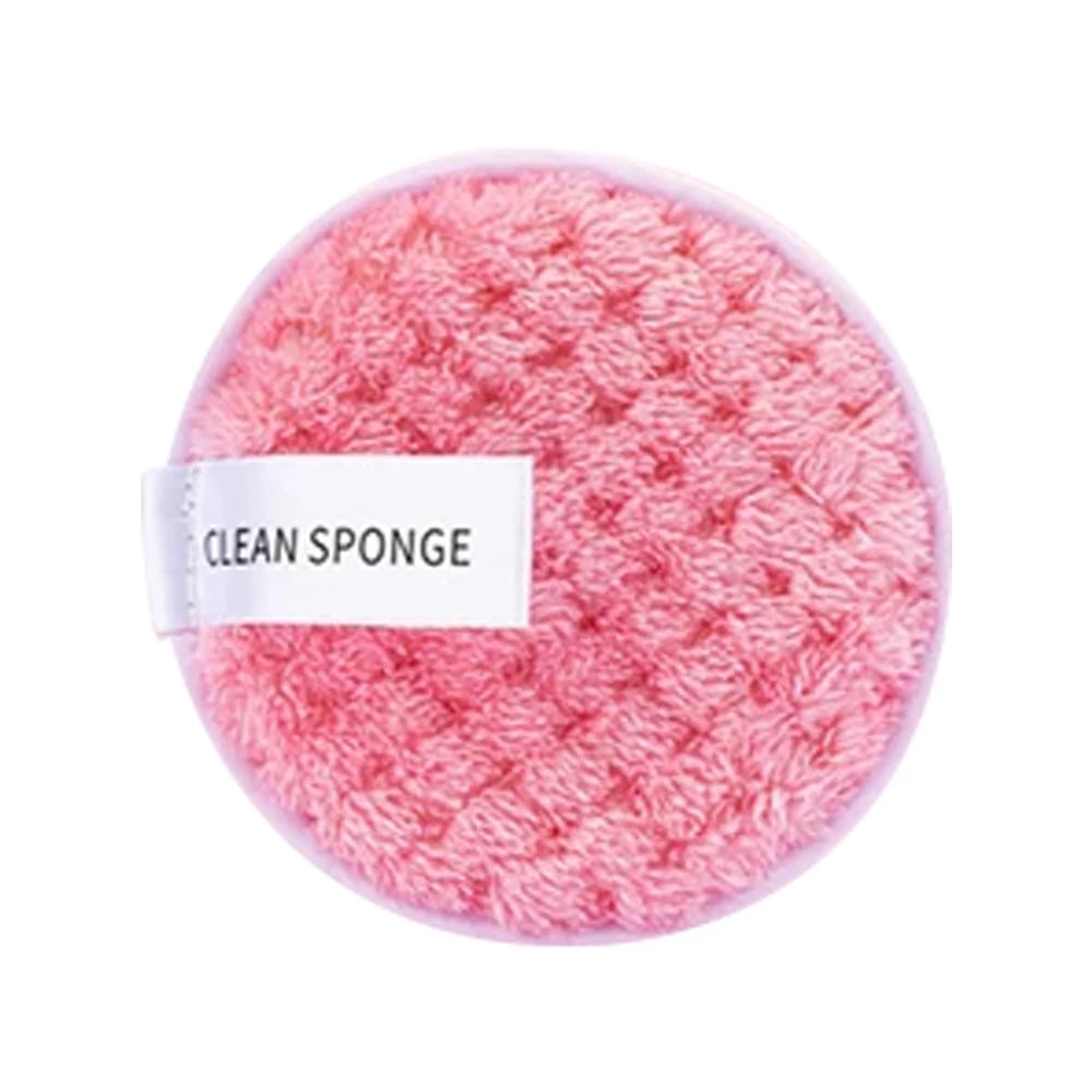 1/4pcs Makeup Remover Microfiber Cotton Pad Cosmetics Washable Makeup  Towel Cleaning Sponge Skin Care Tool Washcloth