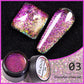 7.5ML Aurora Starlit Cat Eye Gel Nail Polish Rainbow Glitter Galaxy Cat Magnetic Nail Art Gel Soak Off UV Semi-Permanent Varnish
