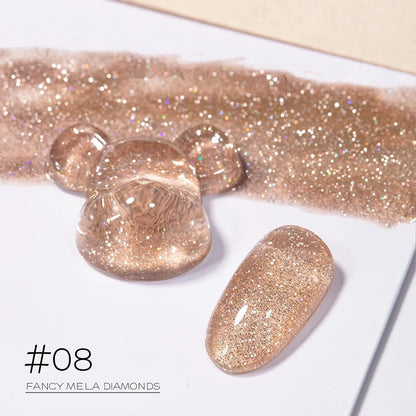 MIANEL 12ML Fall Winter Holographic Diamond Gel Nail Polish Ultra Glittery High-Density Sparkle Finish New Launch 2025