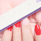 50Pcs/Lot Grey Sandpaper Nail File 100/180 Double Sided Buffer Block Polisher Pedicure Manicure Nail Art Files Nails Accesorios