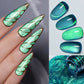 PUENTE 7.5ML Golden Gems Cat Magnetic Gel Nail Polish Pink Brown Blue Colors Golden Glitter Cat Eye Soak Off UV Nail Art Varnish