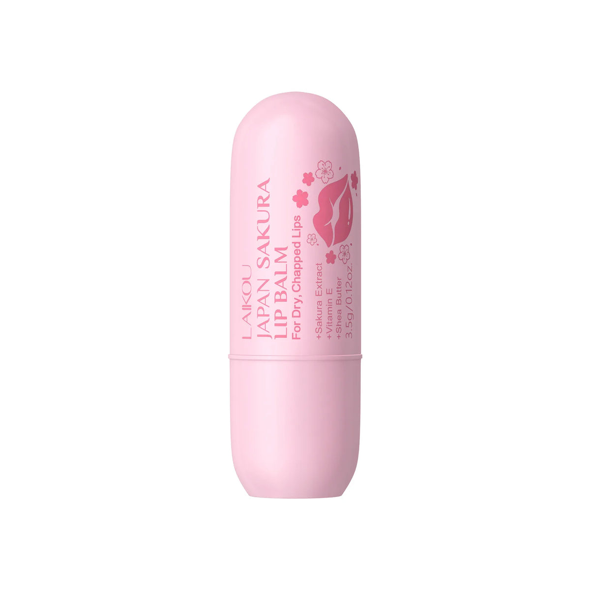 LAIKOU Sakura Lip Balm Nourishing Refreshing Hydrating and Lasting Moisturizing Preventing Cracking Repairing for Daily Lip Care