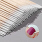 100/300/500 Nails Wooden Tip Cotton Stick Buds Disposable Ultra-Detail Corrector Nail Polish Remover Clean Sticks Manicure Tools