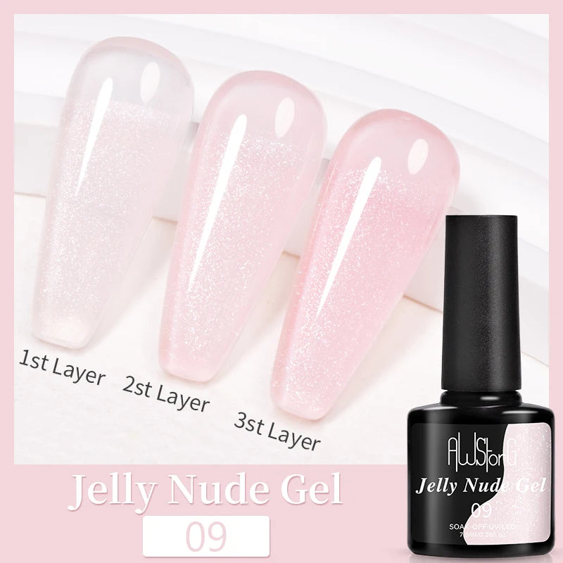 7.5ML Pink Blue Nail Gel Cat eye Semi Permanent Nail Art Soaking UV LED Nail Salon DIY Nail Salon Gel For Autumn And Winter