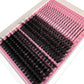 15Rows Lash Clusters Spikes Eyelash Extensions Spiky Lashes Extension Thick Individual Cluster Lashes with Spikes&Bottom Lashes
