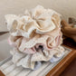 Spring Sweet Lace Hair Scrunchies Headbands for Women Girls Fashion Hair Rope Female Tie Ponytail Rubber Band Decoration Retro