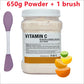 650g Chamomile Hyaluronic Acid Facial Moisturizing Mask Powder with Silicone Brush Increasing Skin Elasticity Rose Jelly Mask