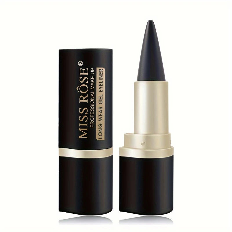 Matte Waterproof And Smudge Proof Eyeliner Balm Black Single-head Solid Eyeliner Balm Make-up for Women Cosmetics