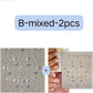 1piece 5D glass fragment nail sticker high quality stained glass window grille design glitter art decoration design nail sticker