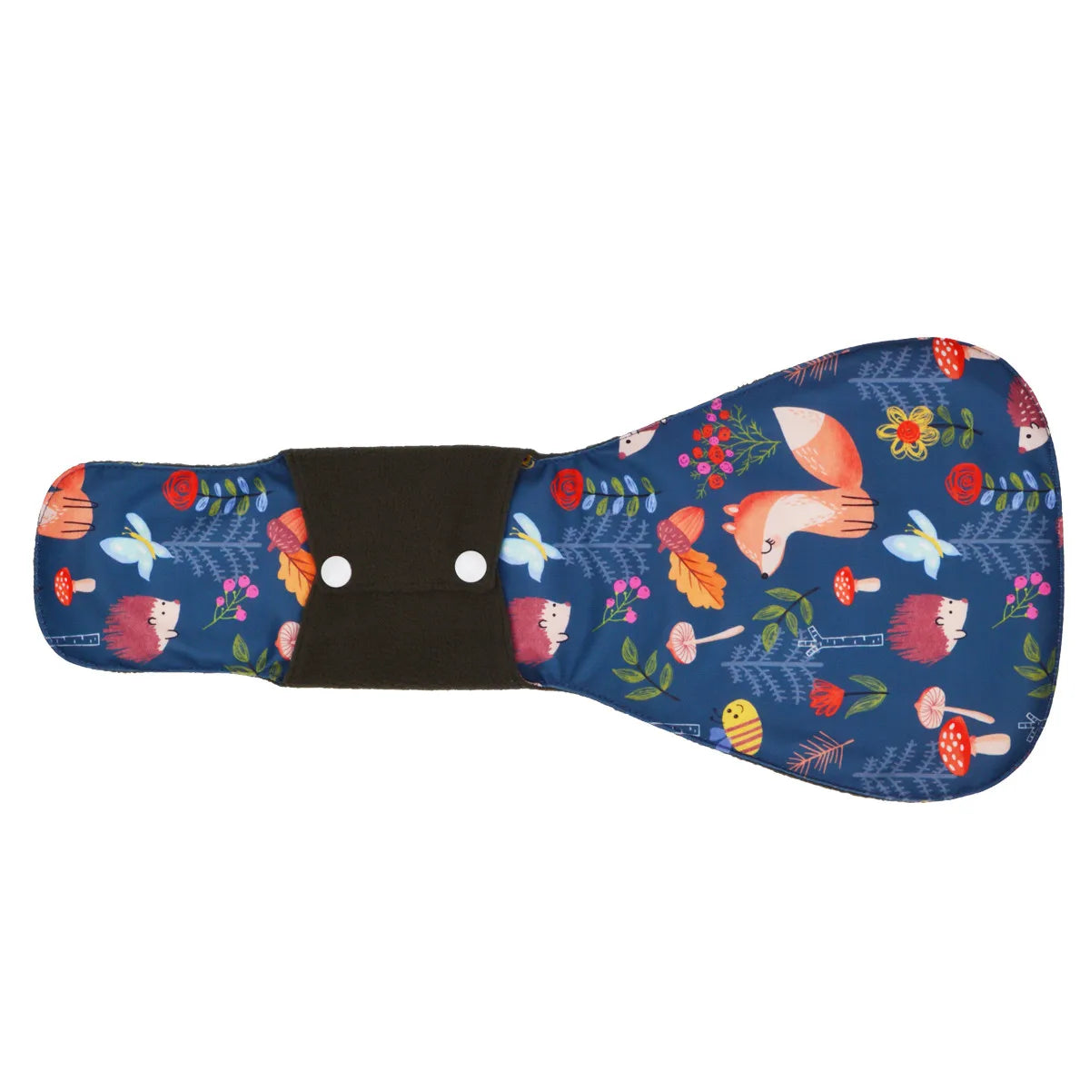[Sigzagor]1 XXL Cloth Menstrual Pad Sanitary Bamboo Charcoal Reusable Overnight Post Partum 16in