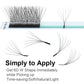 NAGARAKU Automatic Flowering W Shape  Bloom 3D 4D 5D 6D Premade Fans Eyelash Extensions Natural Soft Light Full Dense