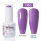 Clou Beaute Glitter Gel Nail Varnishes Winter Color Sparkling Sequins Soak Off UV LED Varnish Nail Art Decoration Base Top Coat