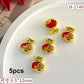 Flat Pearl Wreath Star Bowknot Butterfly Rhinestones Christmas Koi Metal Alloy Jewelry Nail Art Decorations Manicure Accessories
