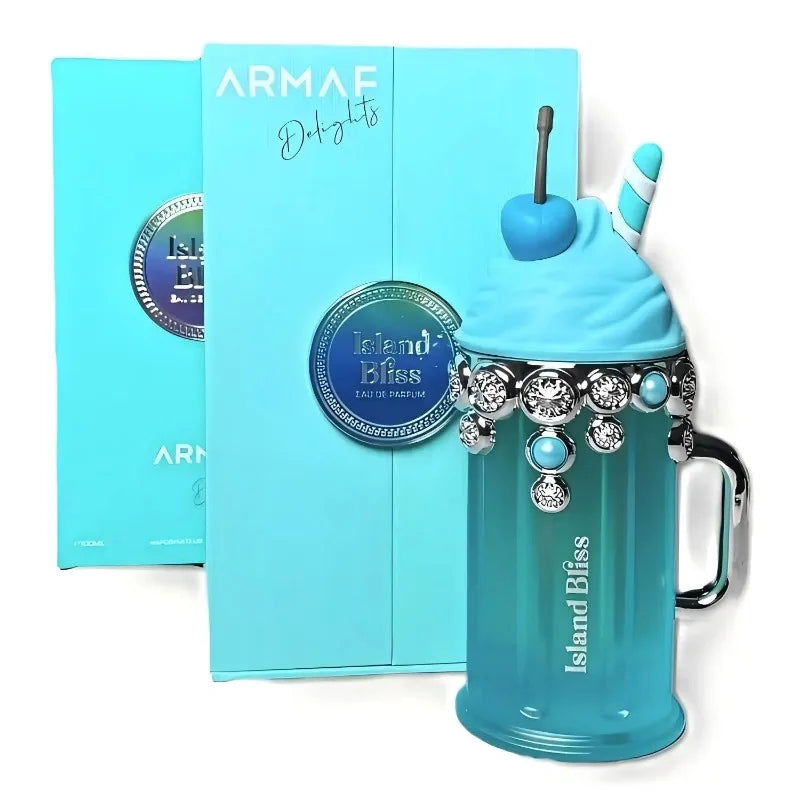 Armaf Island Bliss Eau de Parfum Spray 100ml Original Arab Perfumes Lasting Floral Fruity Senct Perfume Cologne for Women Makeup