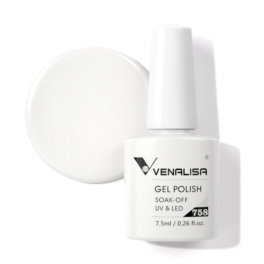 Venalisa HEMA TPO FREE Nail Gel Polish Glitter Gorgeous Full Coverage Soak Off UV LED French Nail Jelly Pink Nude Collection