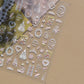 Colorful Water Bubble 5D Nail Art Stickers Goldfish Koi carp Dreamy Polarized Dreamlike Self Adhesive Delicate Manicure Decals