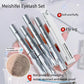 Waterproof Metallic Tube Mascara Black/Brown Silk Fiber Long Curling Non-Clumping Eyelash Extensions Spiral Makeup for Eyes