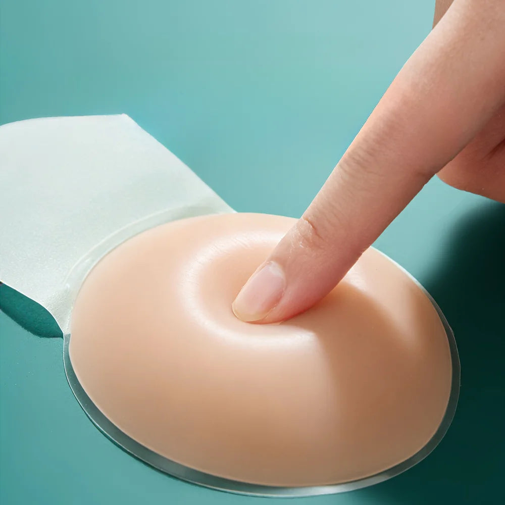 Reusable Breast Petals Lift Invisible Silicone Bra-less Pasties Pad Nipple Cover Invisible Petal Adhesive Stick on Bra for Women