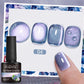 PUENTE 7.5ML Vibrant Blue Cat Eye Gel Nail Polish High Glossy Long-Lasting Soak Off UV Semi-Permanent Nail Art Varnish Manicure